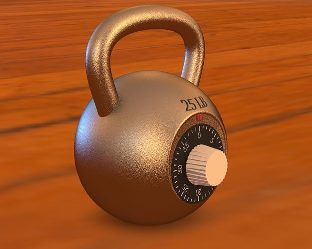 Combination Padlock 3D print model