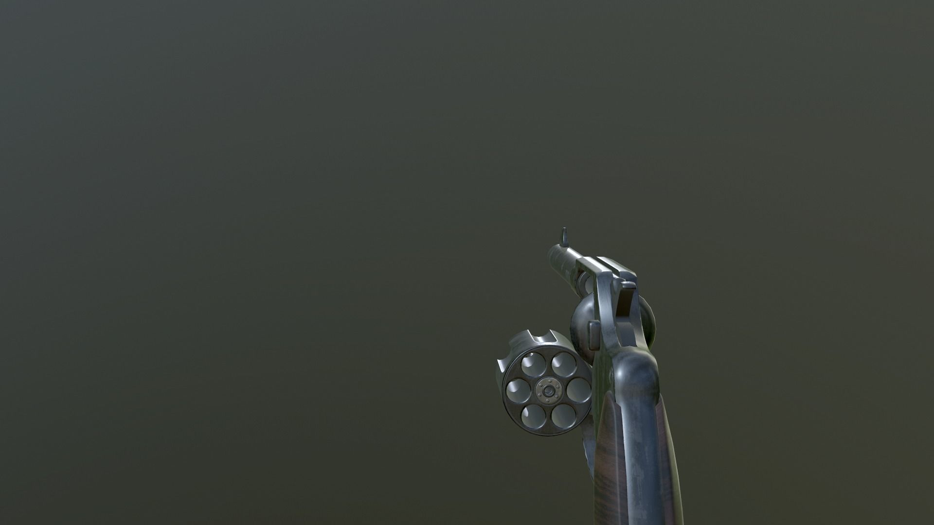 PISTOL M1917 Low-poly 3D model_5