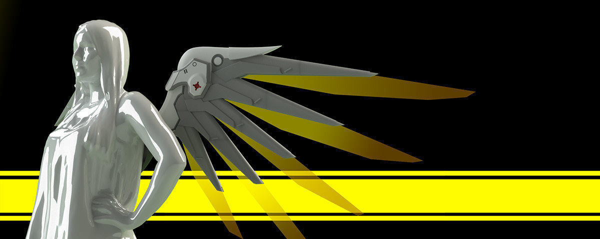 Cosplay Wings 3D print model_3