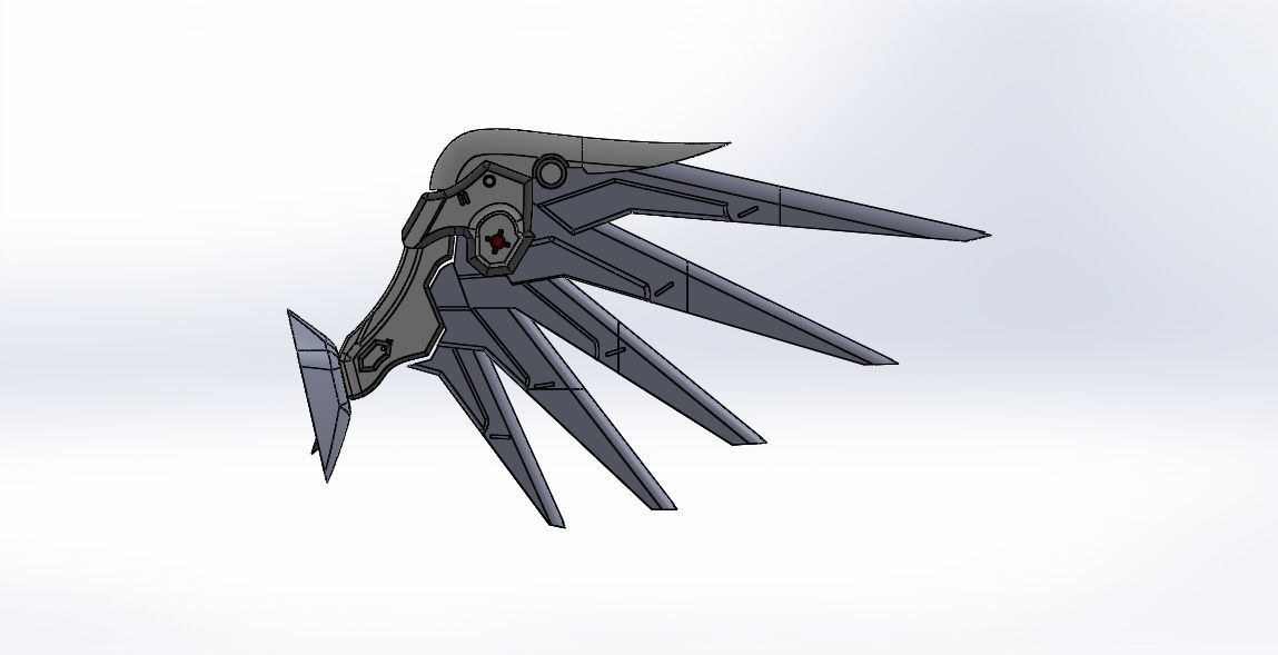 Cosplay Wings 3D print model_5