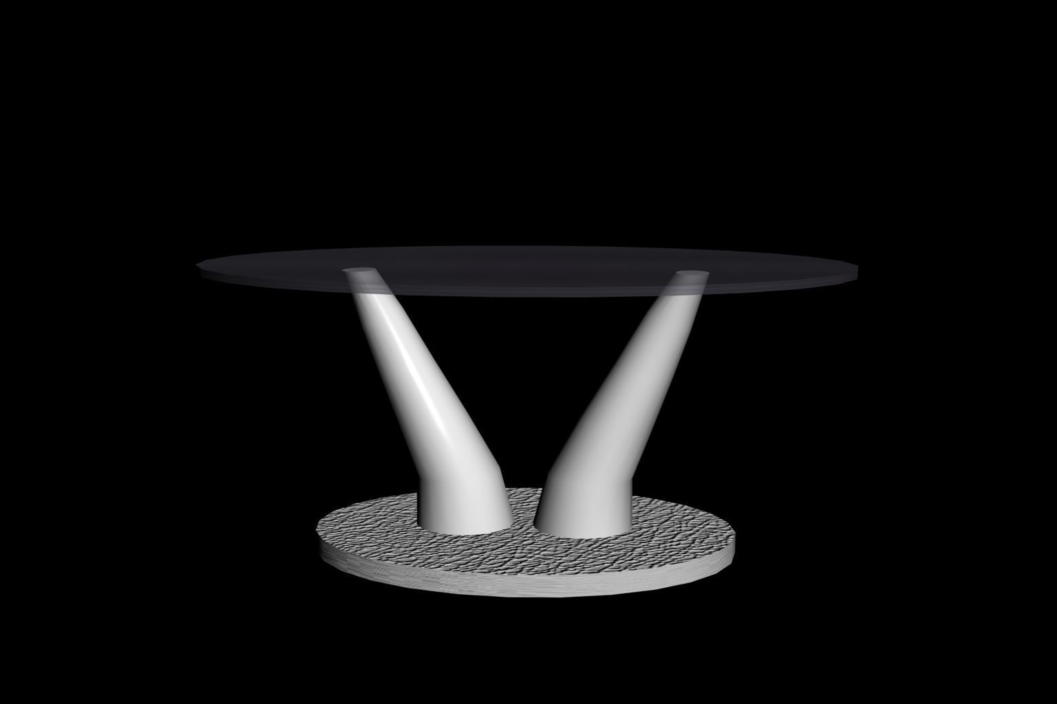 Furniture Collection tv stand Low-poly 3D model_5