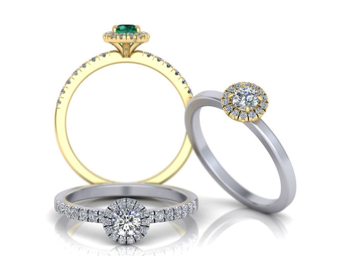 Halo Own design ring 0172 3D print model
