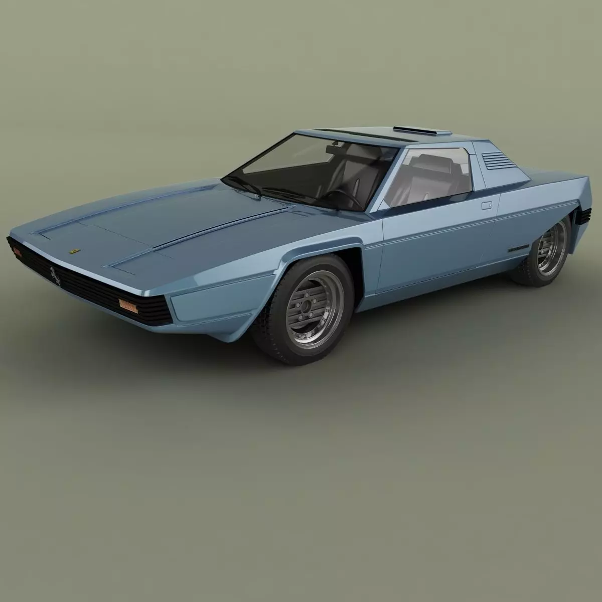 Ferrari Rainbow 3D model_0