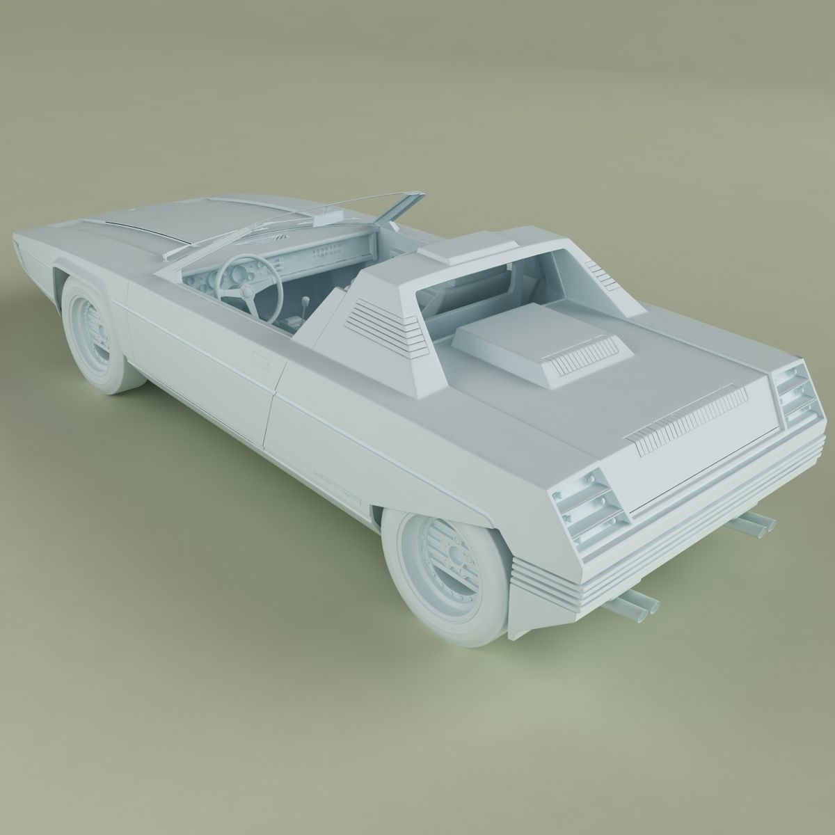 Ferrari Rainbow 3D model_12