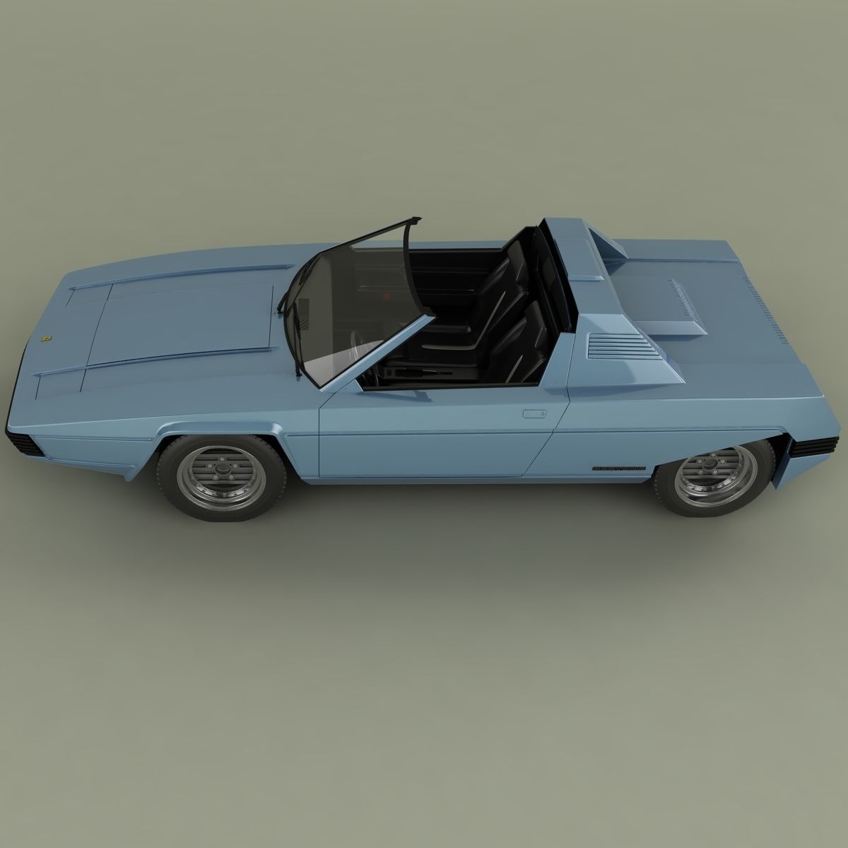 Ferrari Rainbow 3D model_6