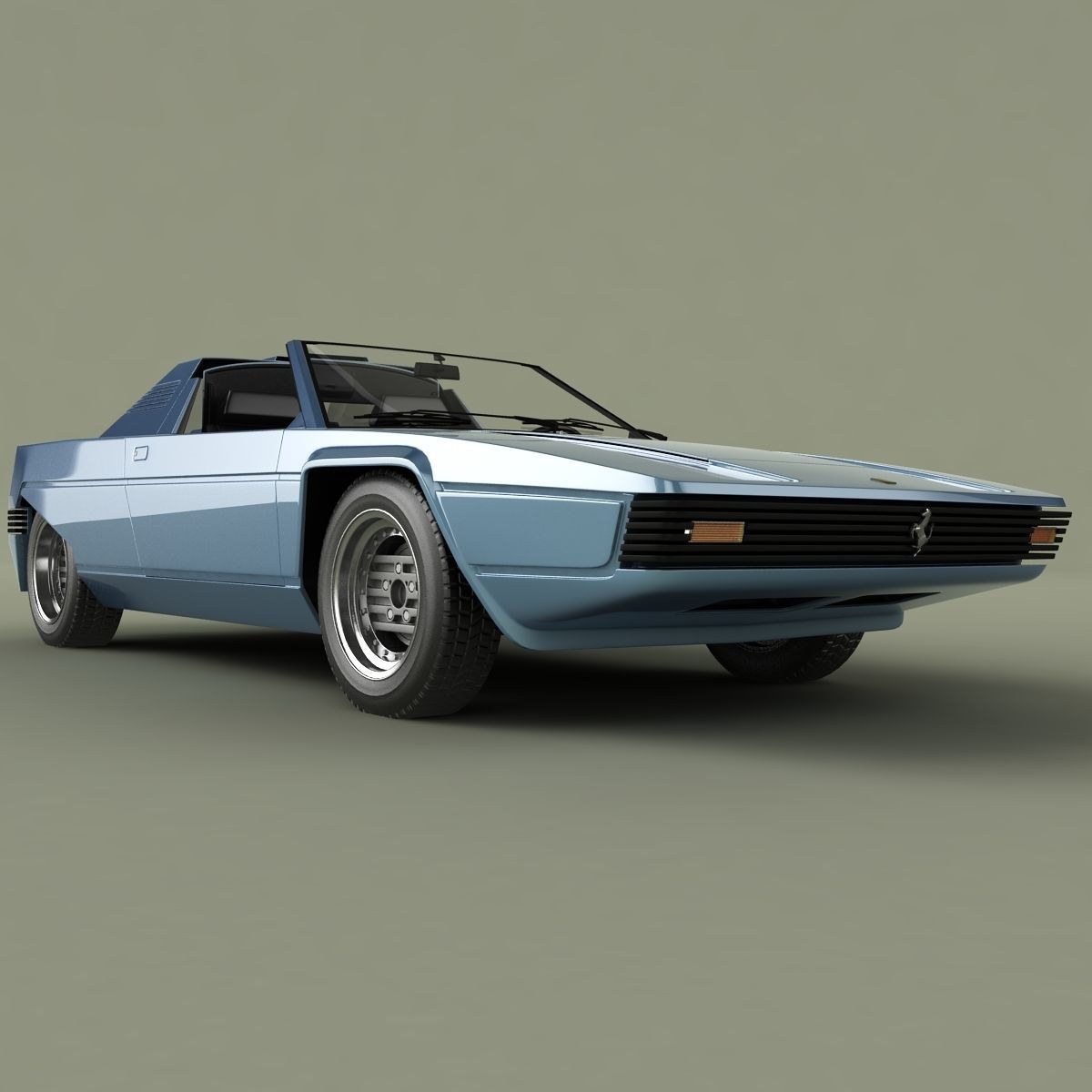 Ferrari Rainbow 3D model_8