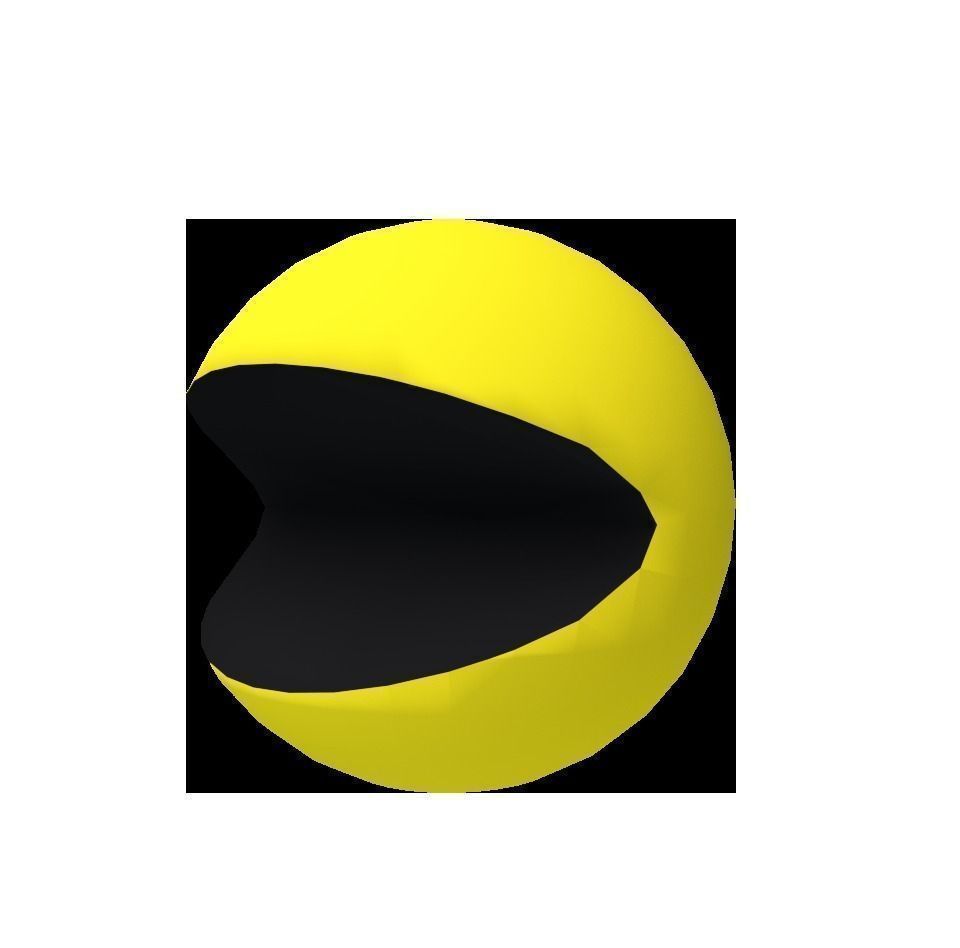 Pac-Man smash bros 3D model_1