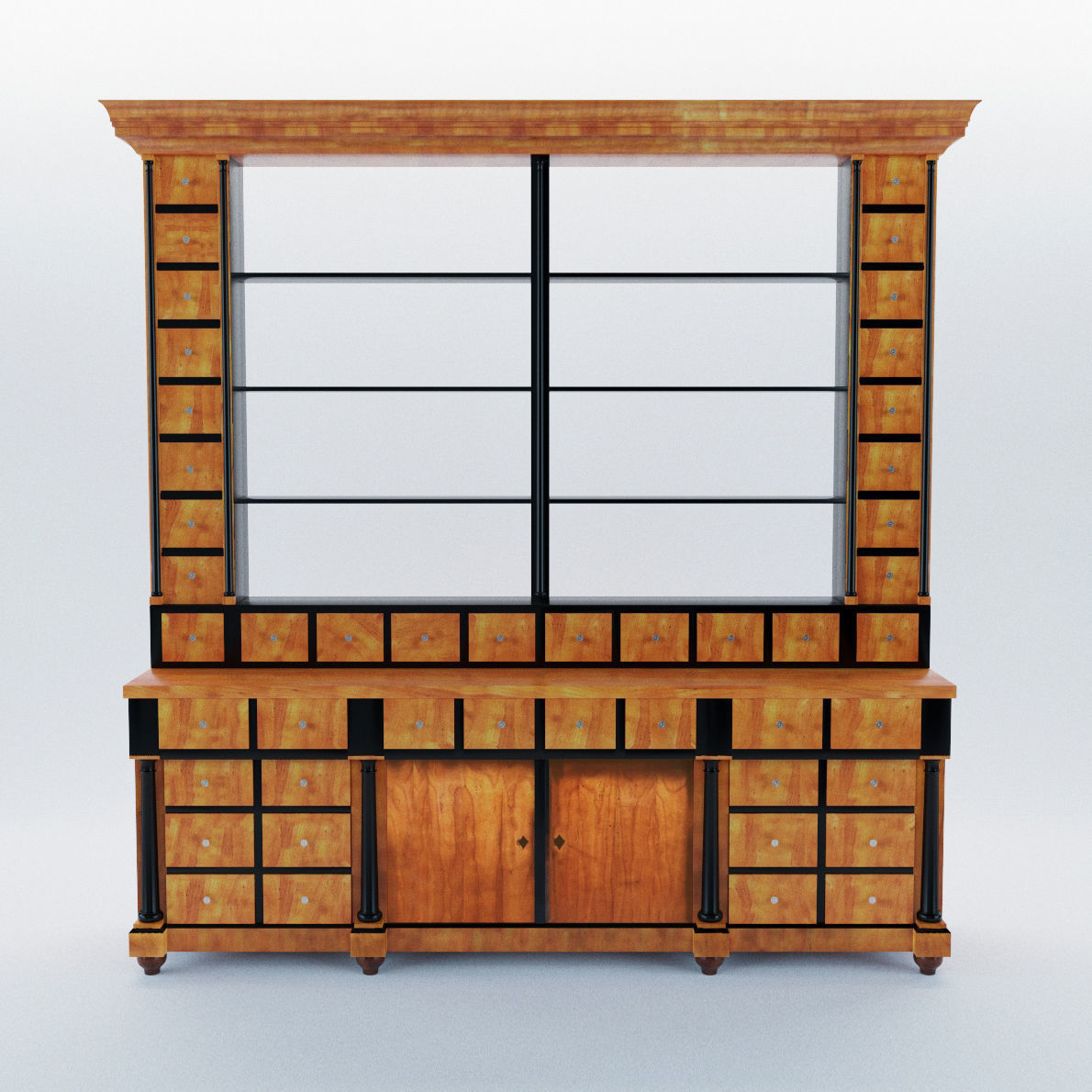 Apothecary case - Munich - Germany 1800 - Georg Britsch 3D model_1