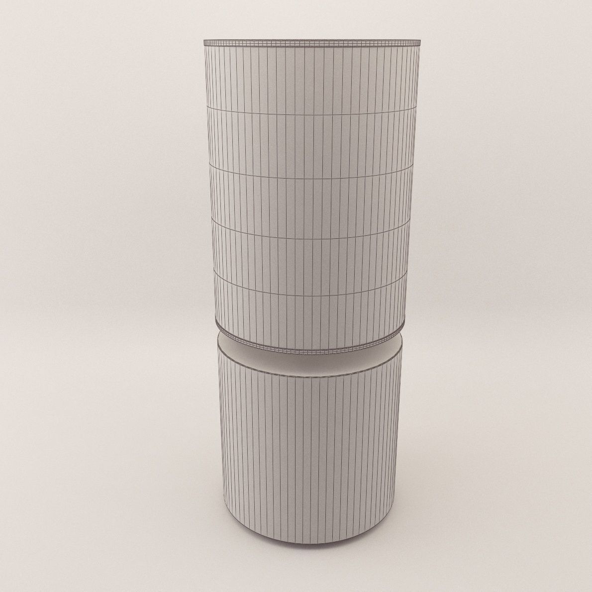 Table lamp - 20th century 3D model_3