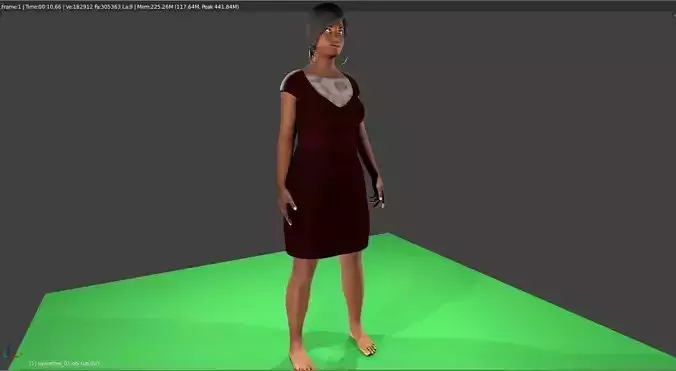 Lucy Full Naked UnderClothes Accesorie Clothes