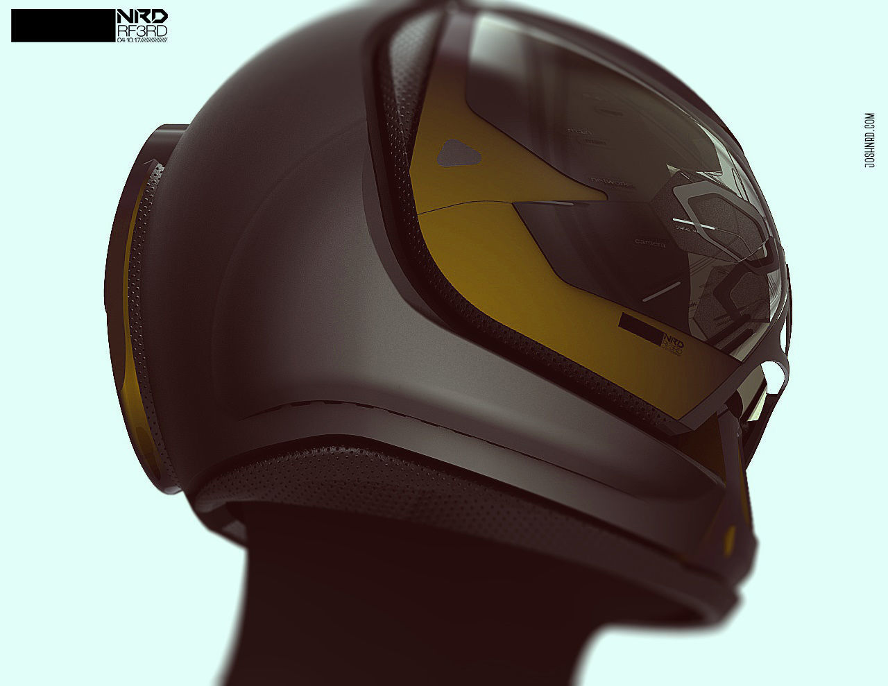 Space Helmet 3D model_2