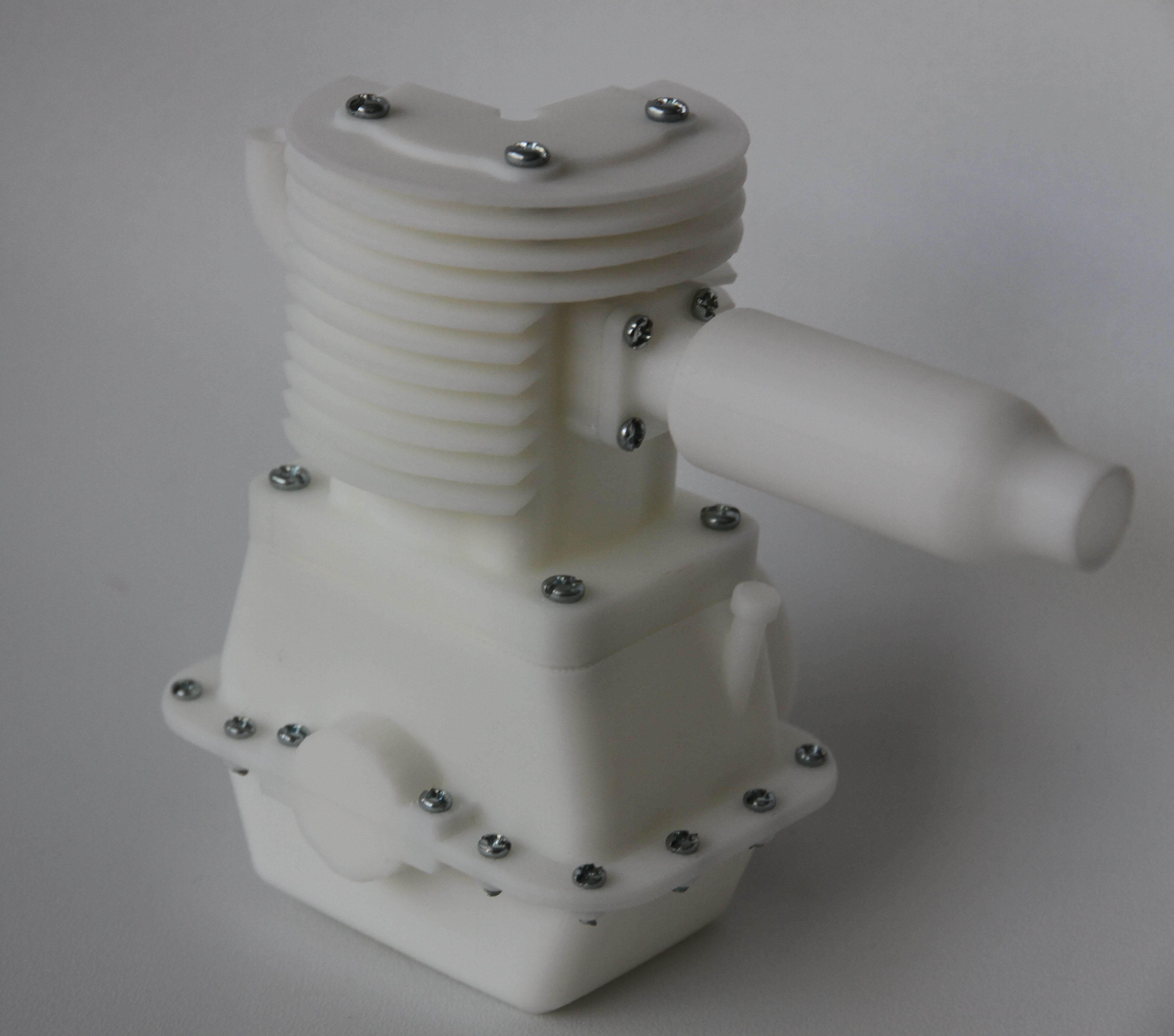 Single cylinder Engine 3D print model_2