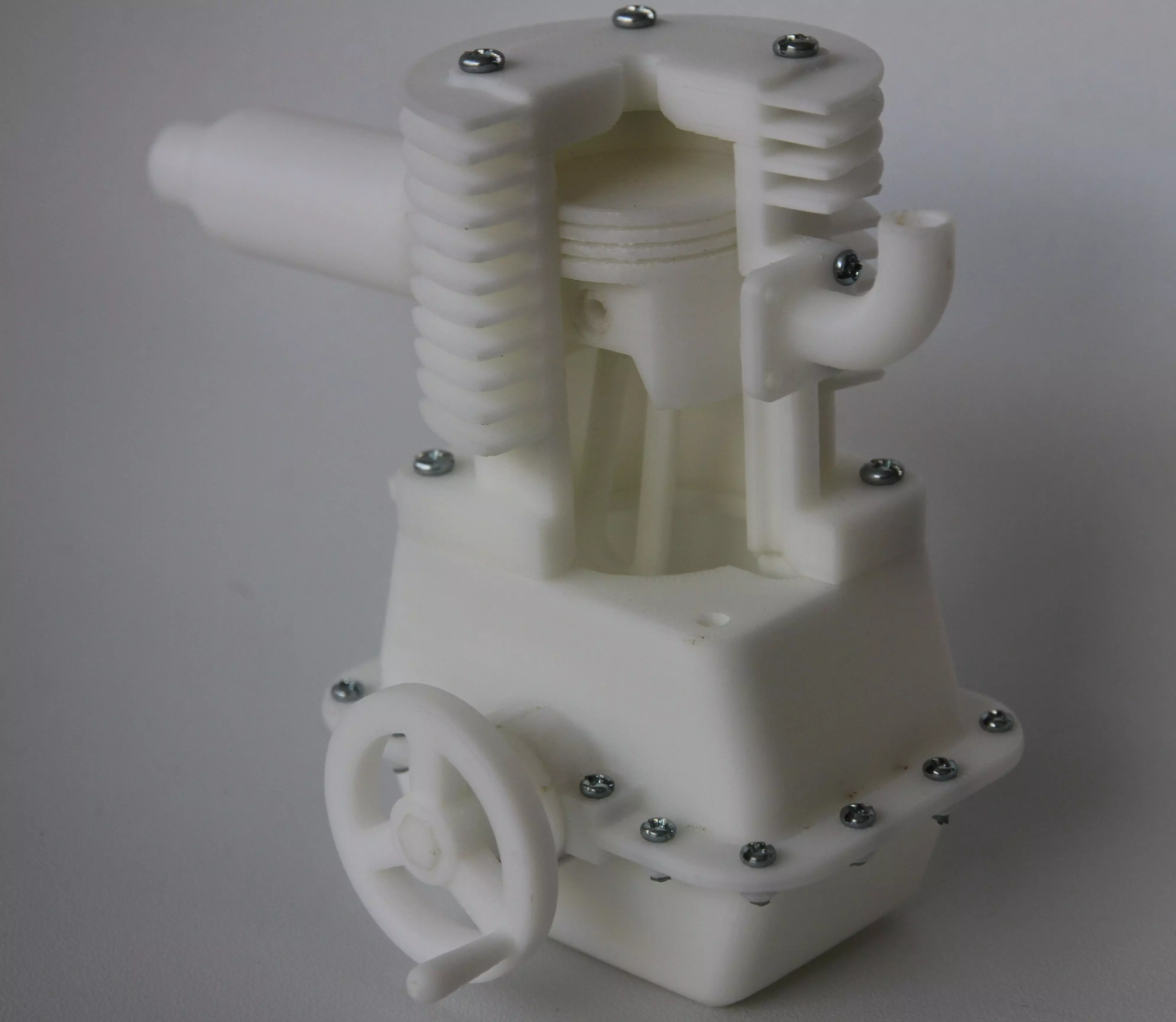 Single cylinder Engine 3D print model_0