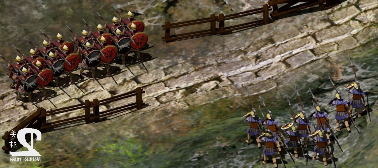 Lowpoly Hellenistic Hoplites Low-poly 3D model_1