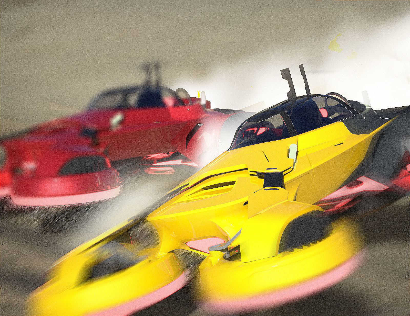 Hover Car 3D model_2