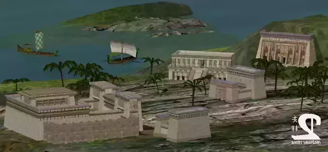 Egyptian buildings and monuments