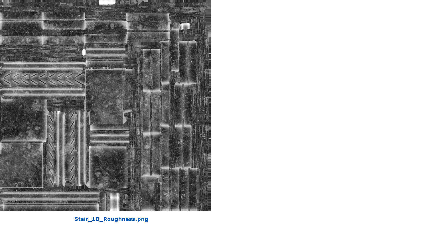 Stair 1B Low-poly 3D model_11