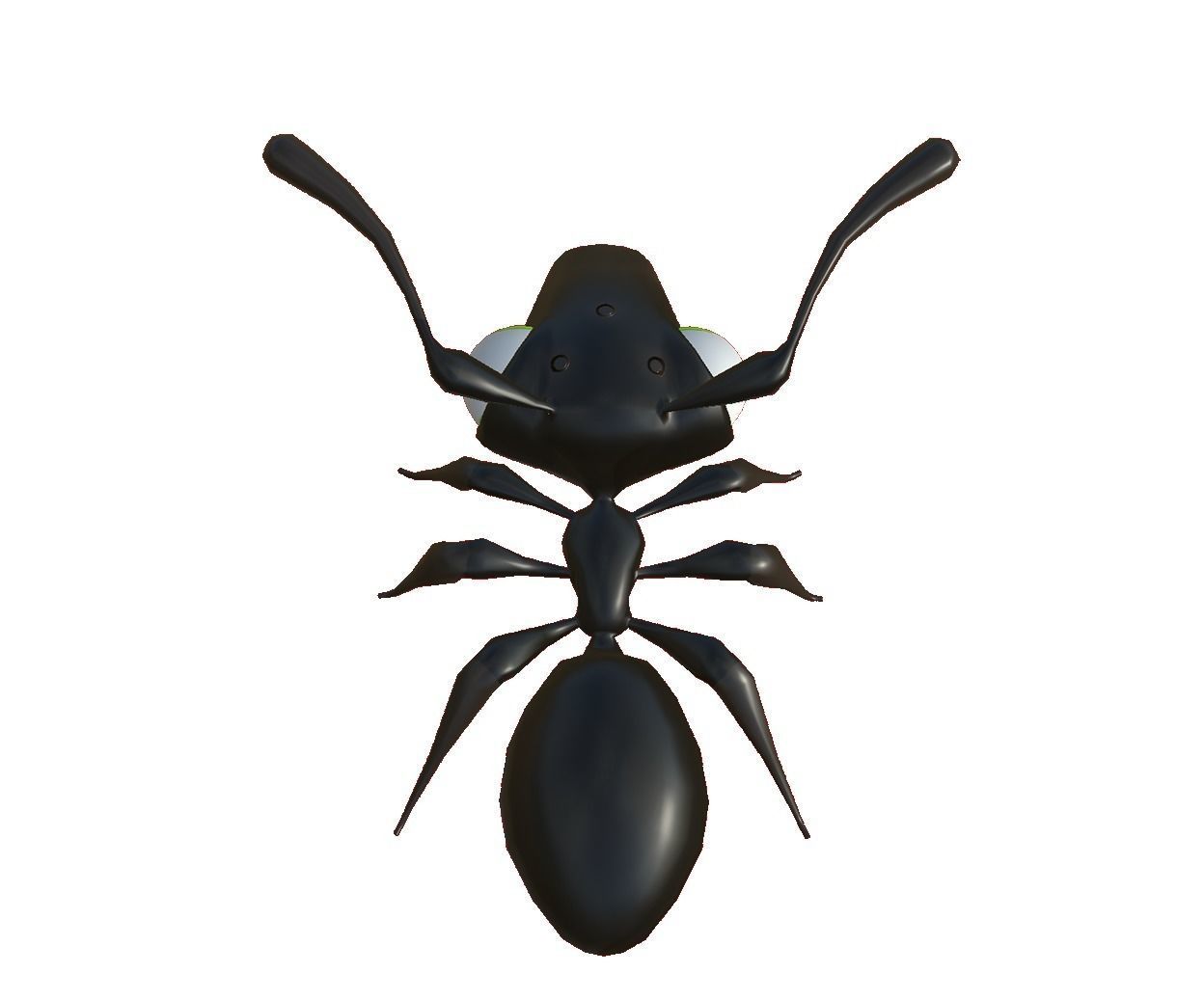 3D Ant disney Low-poly 3D model_5