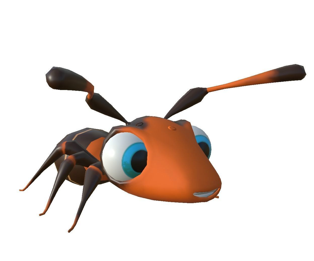 3D Ant disney Low-poly 3D model_7