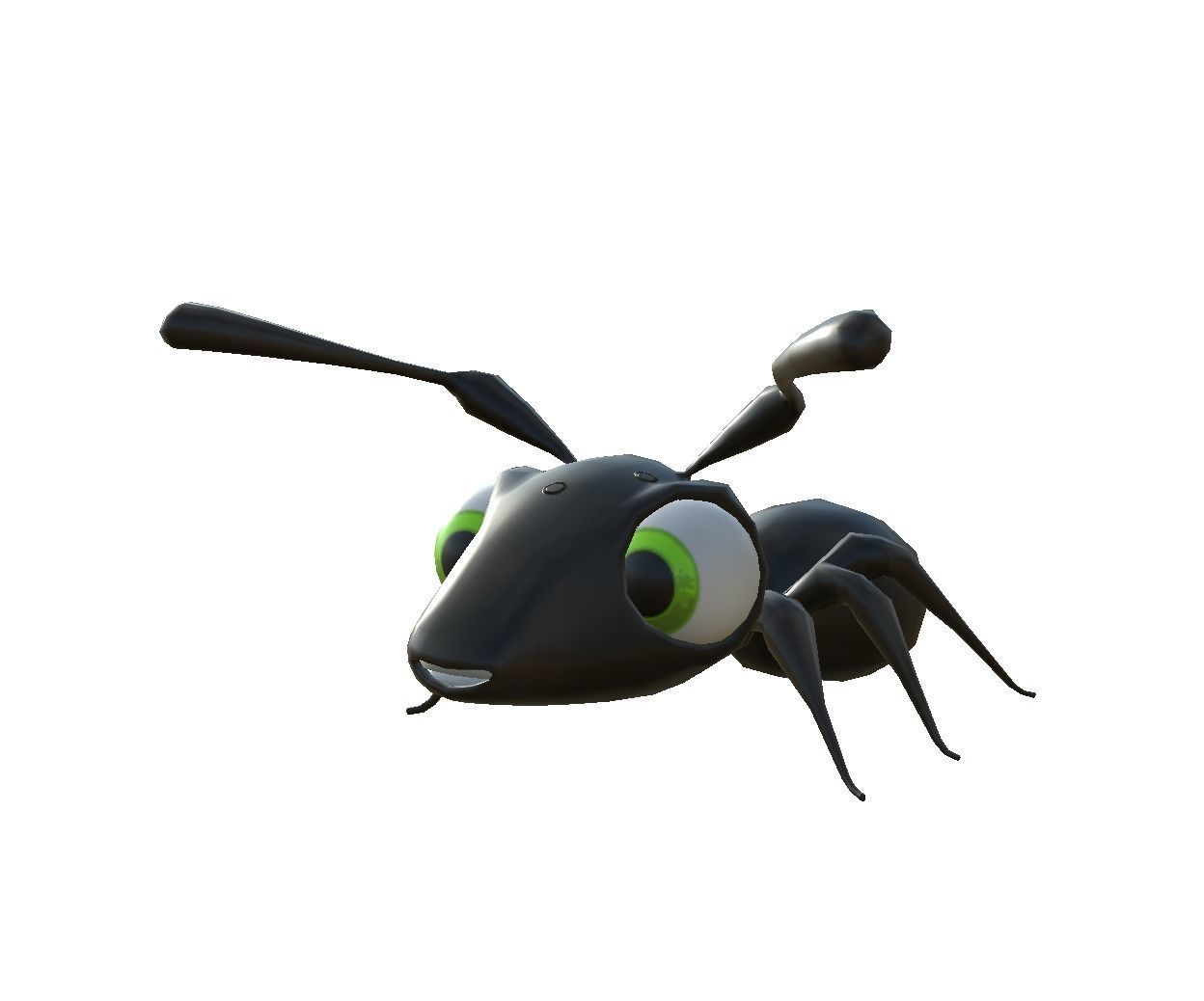 3D Ant disney Low-poly 3D model_3