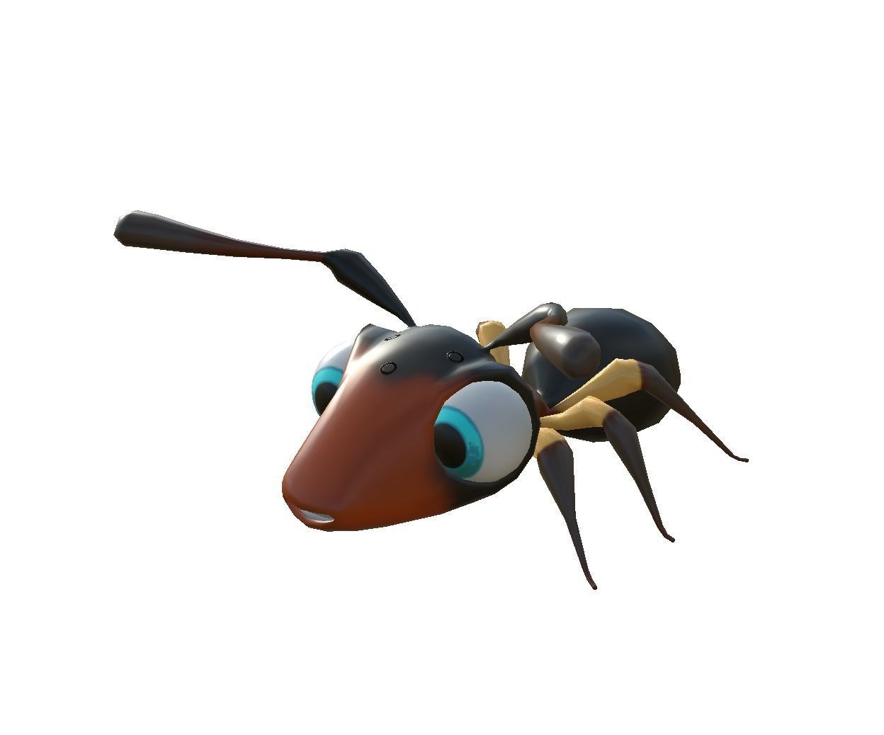 3D Ant disney Low-poly 3D model_15
