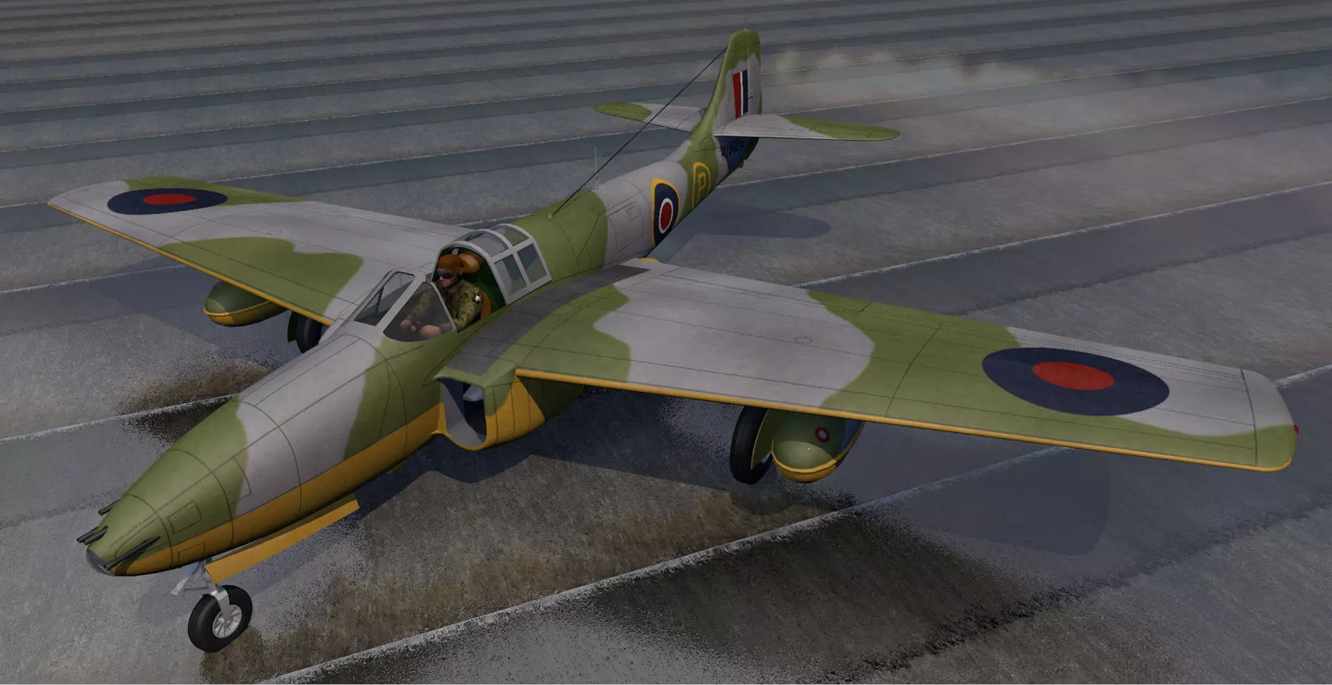 Bell P-59A Airacomet 3D model