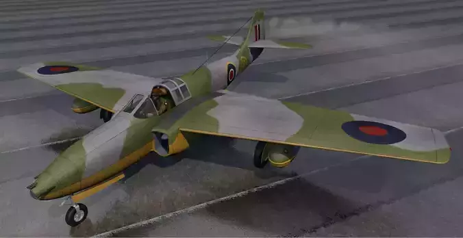 Bell P-59A Airacomet 3D model