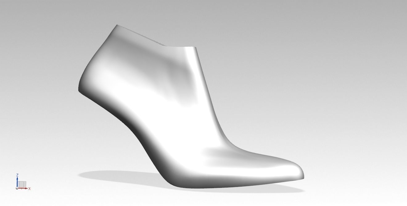 high heel shoe last 3D print model_1