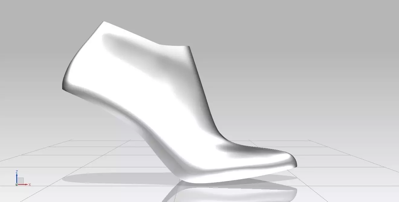 high heel shoe last 3D print model_0