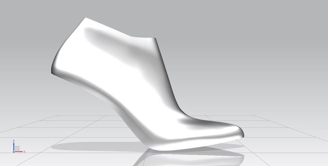 high heel shoe last 3D print model