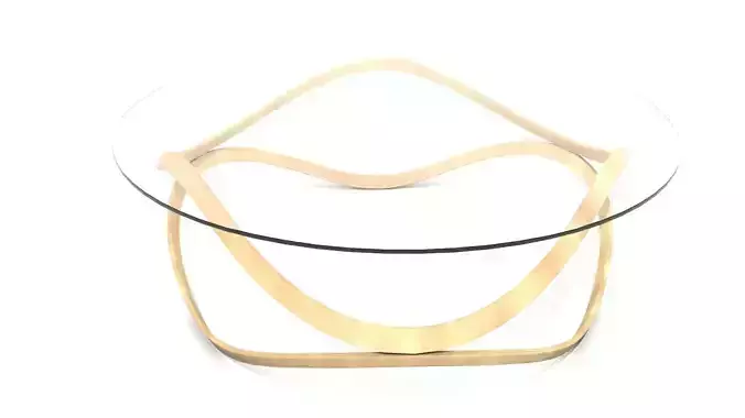 Wooden Curved Rings Coffee Table