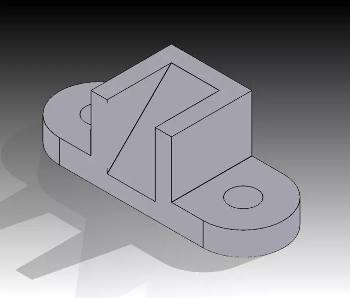 CS Bracket Free 3D model_0