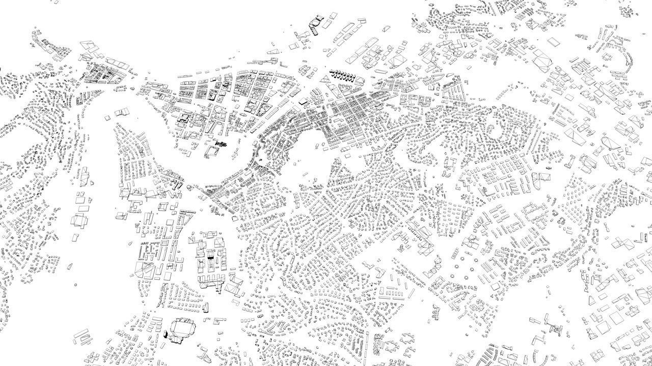 Trondheim Area Streets and Buildings 3D model_11