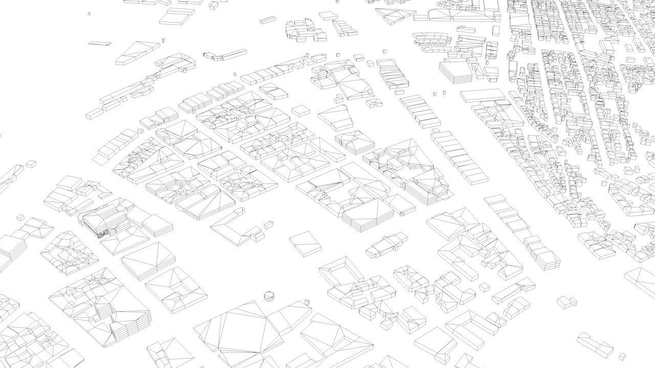 Trondheim Area Streets and Buildings 3D model_10