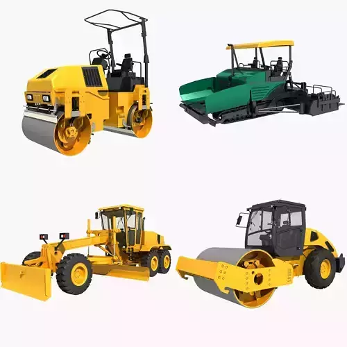 Collection Construction Vehicles 02 3D model