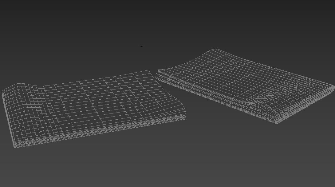 newspaper two newspapers 3D model_5