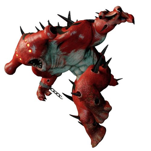 Spiky Creature 3D model