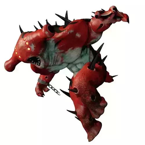 Spiky Creature 3D model