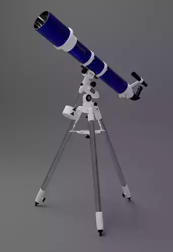 Telescope Celestron Omni XLT 120 Low-poly 3D model