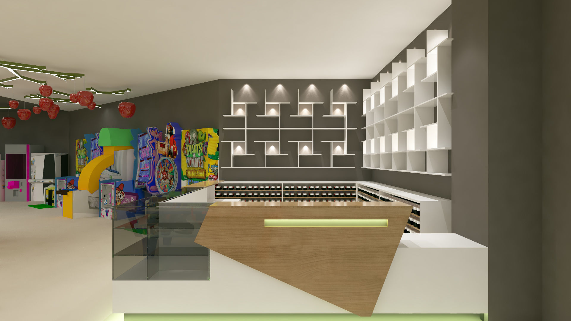 Bowling Alley 3D model_8