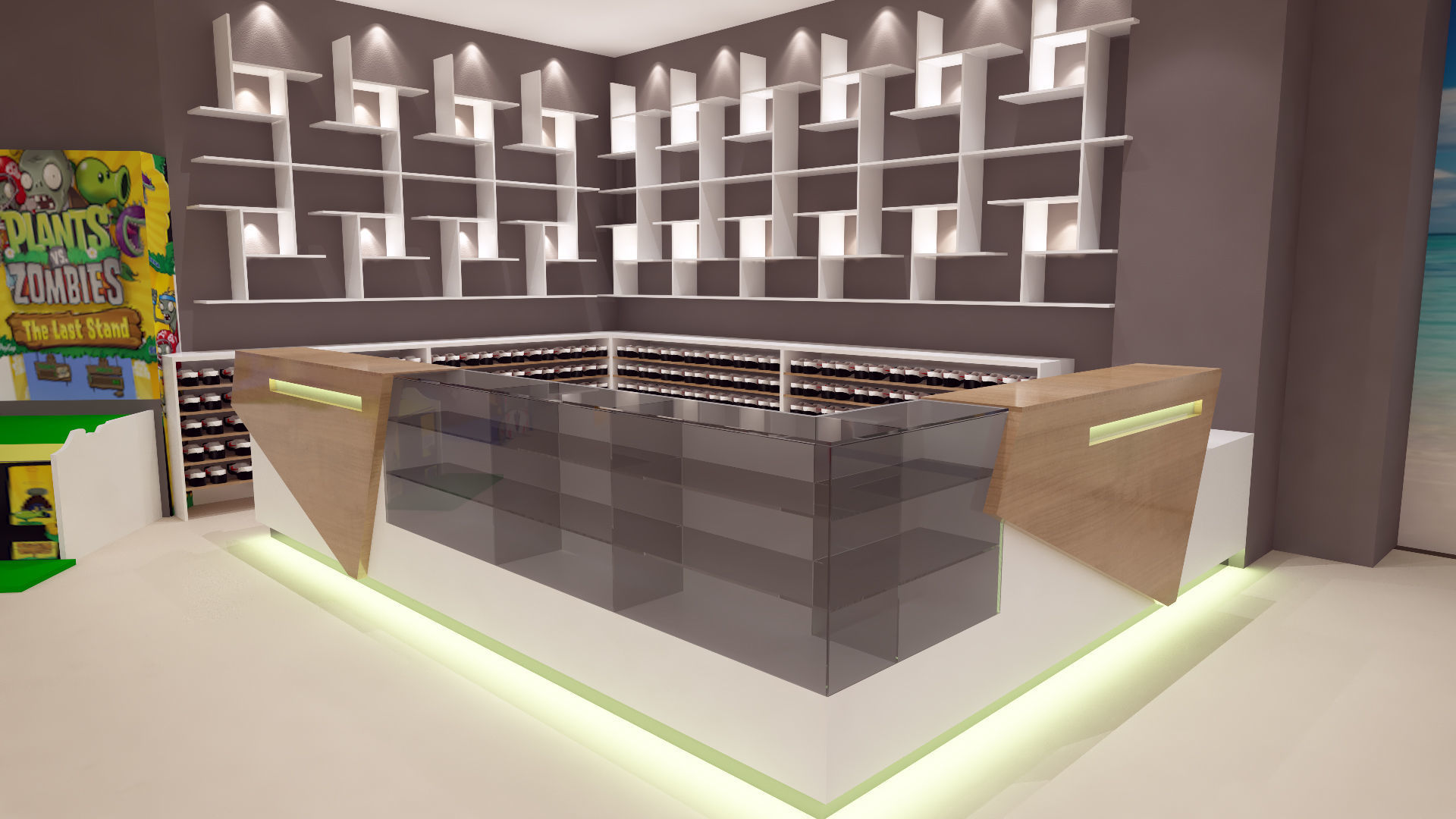 Bowling Alley 3D model_3