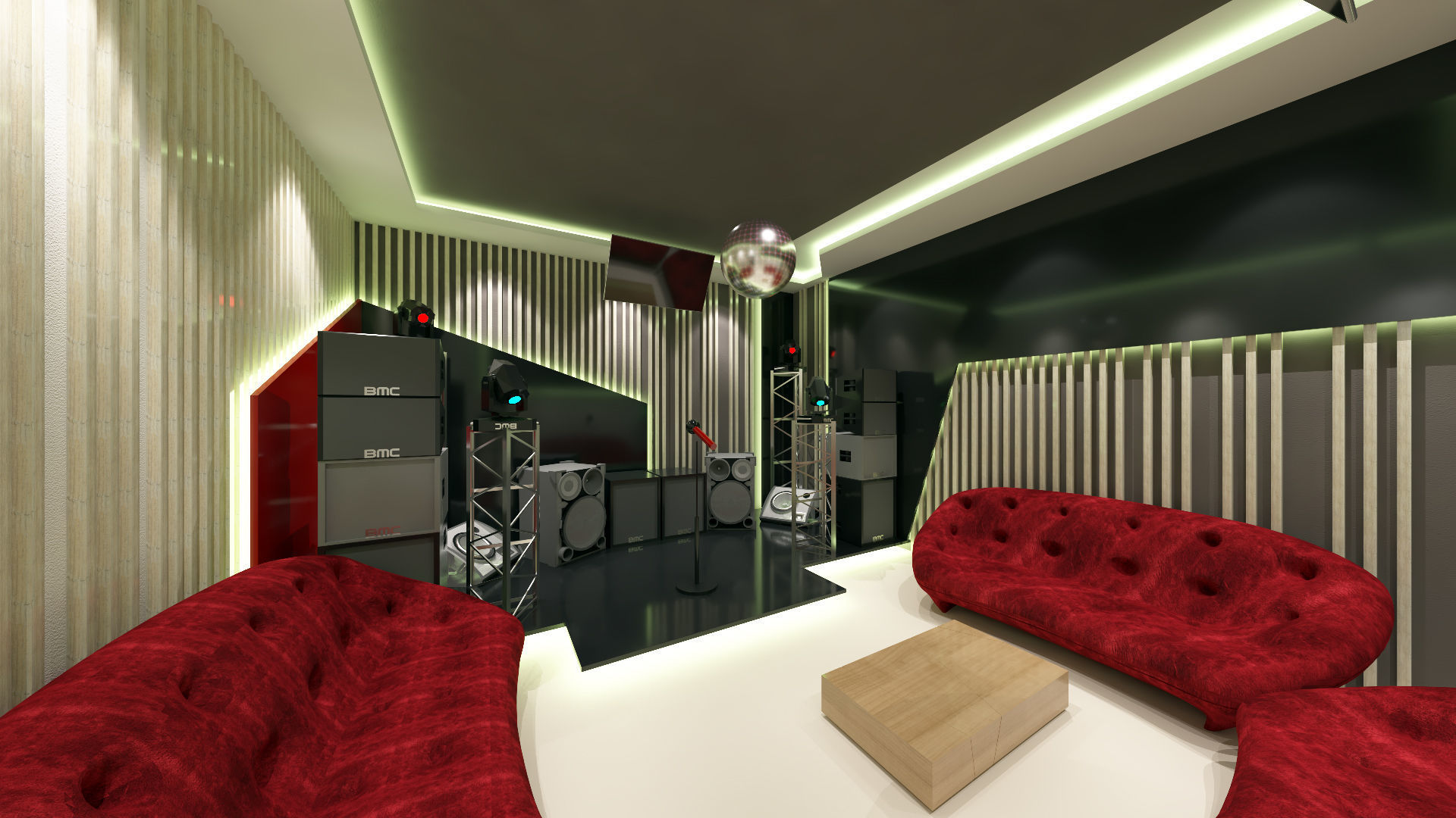 Bowling Alley 3D model_9