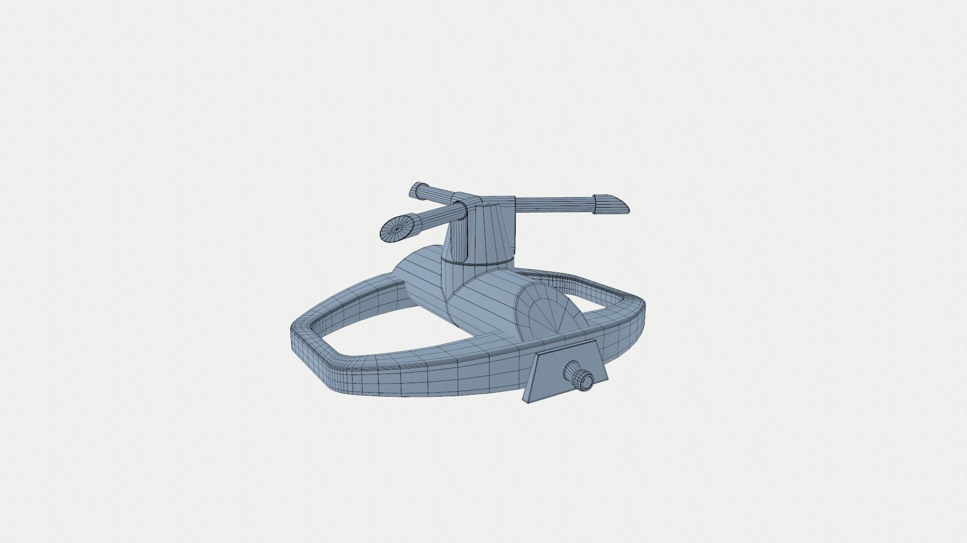 Karcher Circular Sprinkler Low-poly 3D model_12