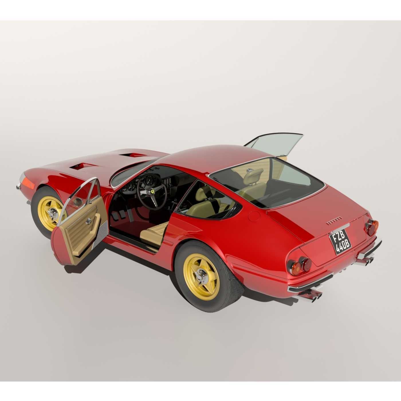 Ferrari 365 GTB 4 Daytona 3D model_3