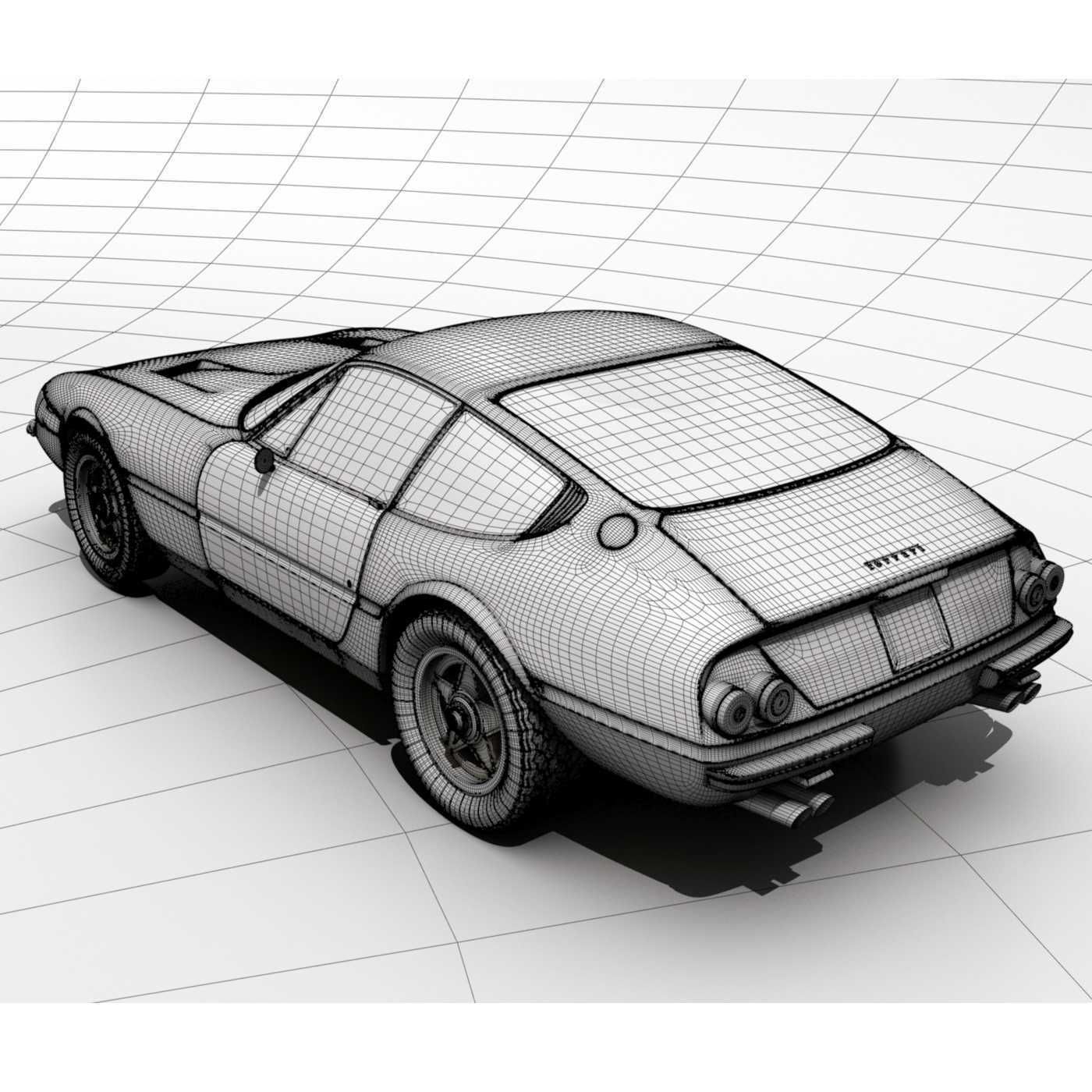 Ferrari 365 GTB 4 Daytona 3D model_10