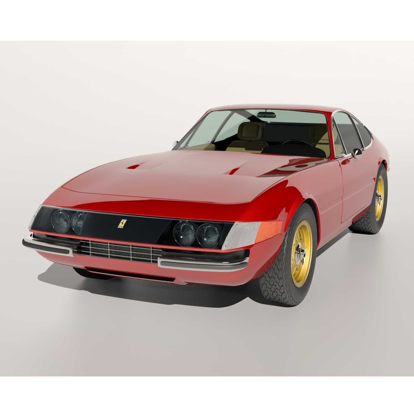 Ferrari 365 GTB 4 Daytona 3D model_7