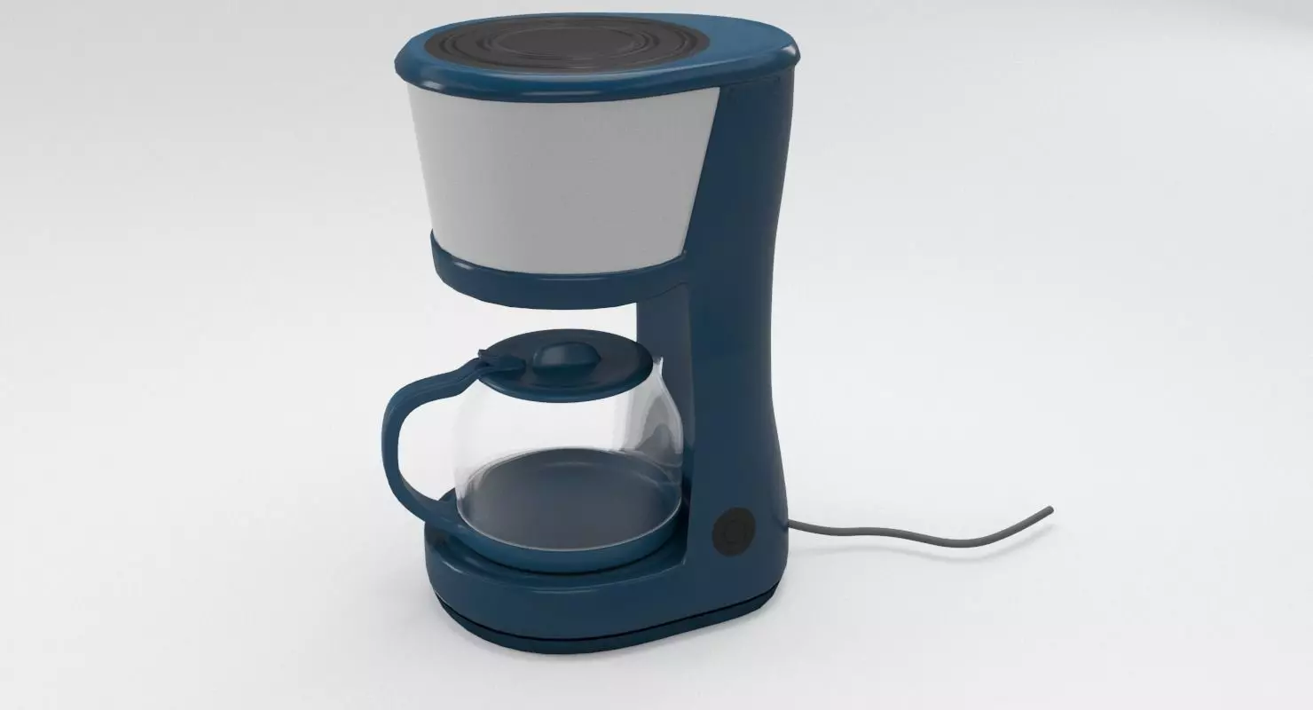 Plastic Coffee Maker 3D model