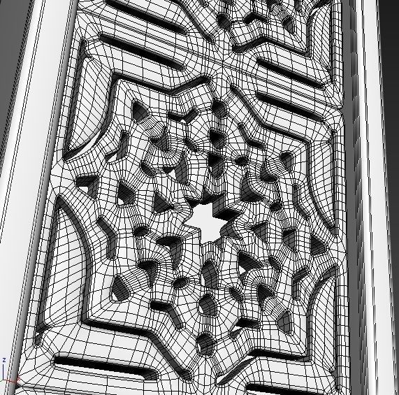 islamic ornament 3D model_2
