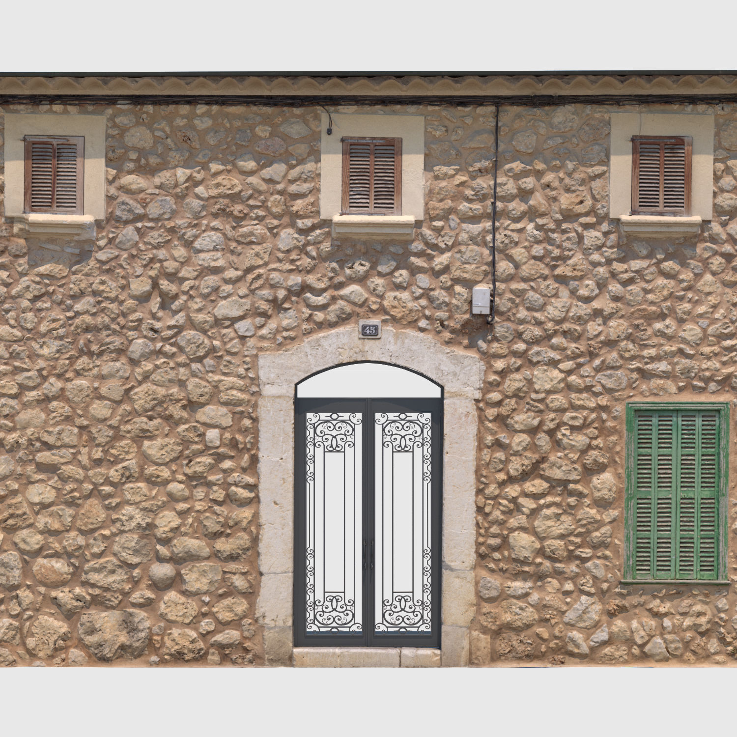 Rock House 3D model_3