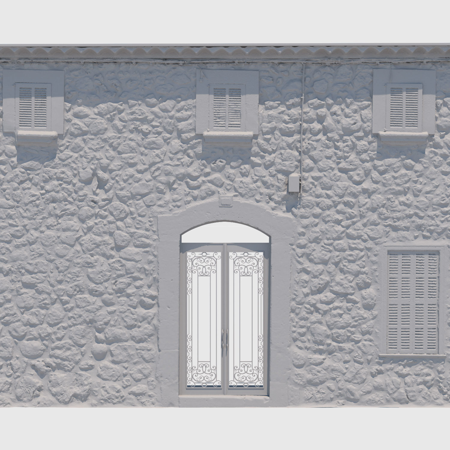 Rock House 3D model_4